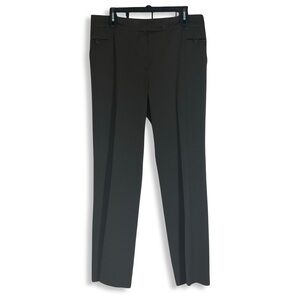 Jessica McClintock Y2K Pants Womens 12 Brown Straight Preppy Office Work 33x31
